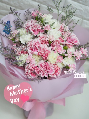 Mother's day精選*雙色康乃馨花束