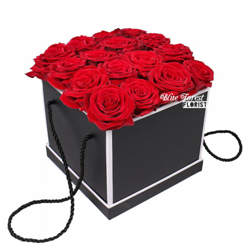 肯亞紅玫瑰花盒
