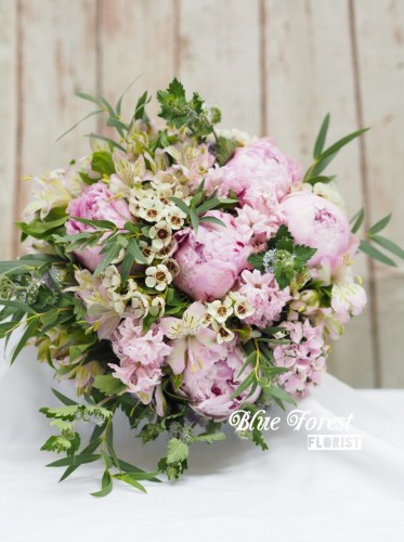 荷蘭粉牡丹花球