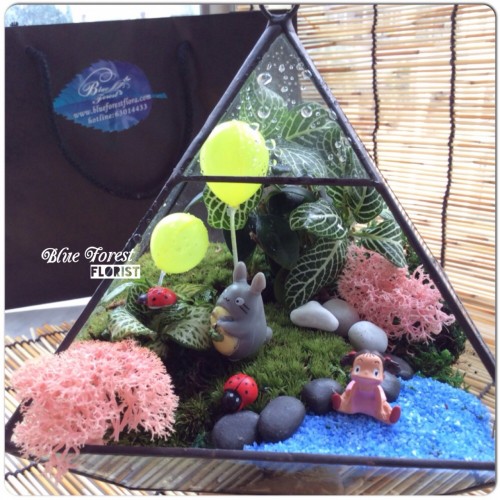 93立體水晶玻璃屋