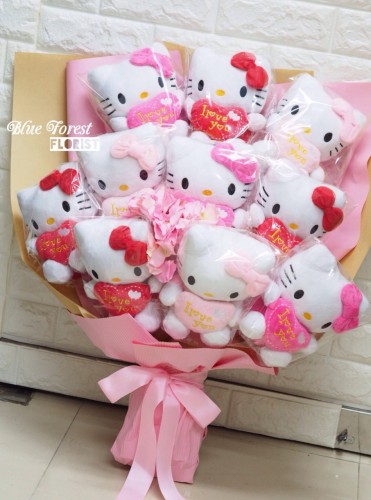 Holle kitty公仔花束