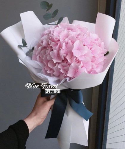 情人節系列 荷蘭淡粉色秀球花束*