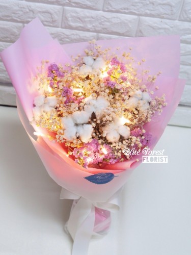 保鮮•愛*韓式綿花花束