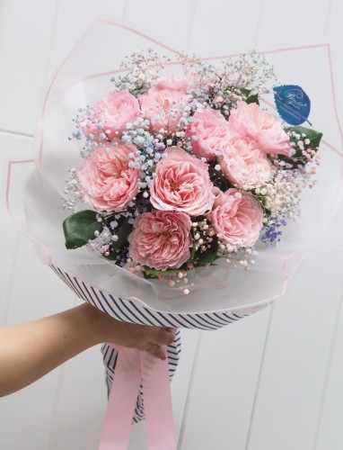 *荷蘭大裝Garden Rose花束（10支）