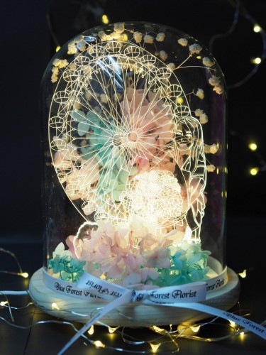 訂造*人像保鮮花燈牌8